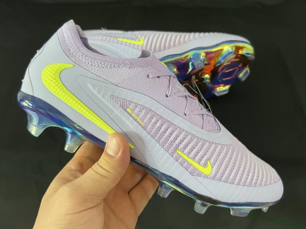 Nike Phantom 6 Low Elite FG Firm Ground Soccer Cleats - Purple/Yellow/Gold