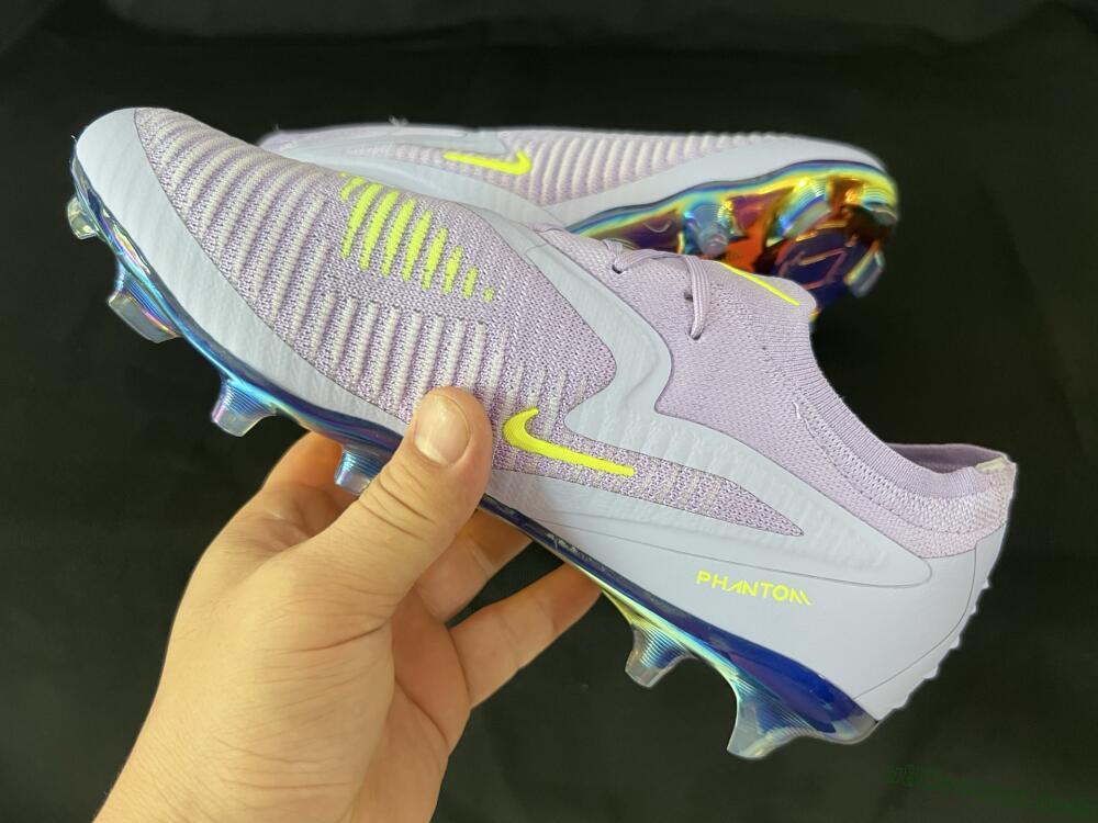 Nike Phantom 6 Low Elite FG Firm Ground Soccer Cleats - Purple/Yellow/Gold