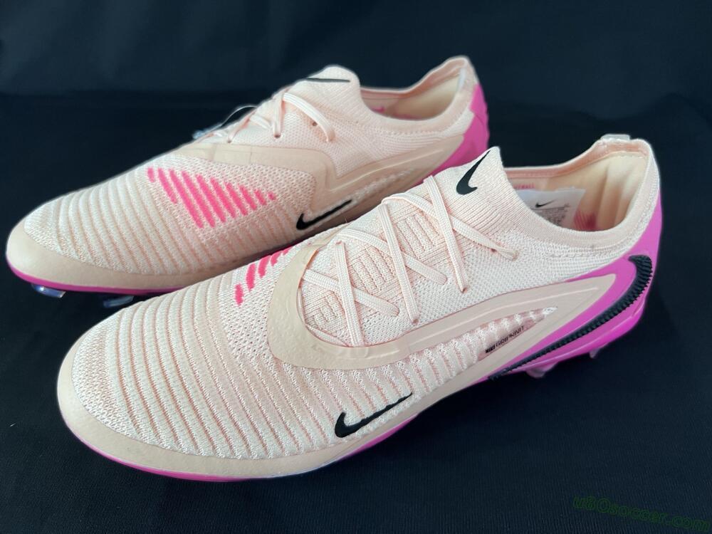 Nike Phantom 6 Low Elite FG Firm Ground Soccer Cleats - Pink/Black/Gold