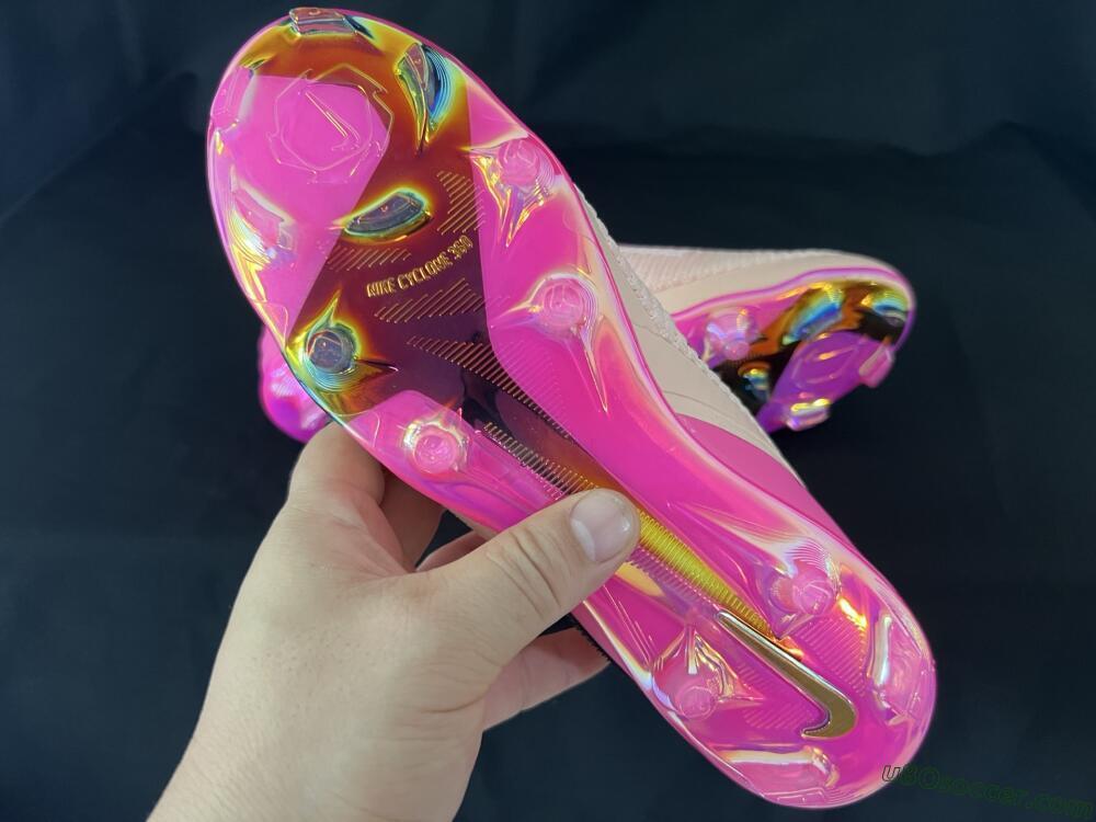 Nike Phantom 6 Low Elite FG Firm Ground Soccer Cleats - Pink/Black/Gold