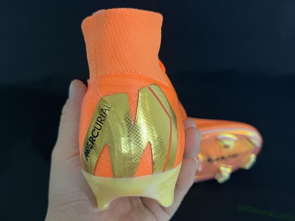 Nike Air Zoom Mercurial Superfly 10 Elite FG Firm Ground Soccer Cleats - Red/Black/Gold