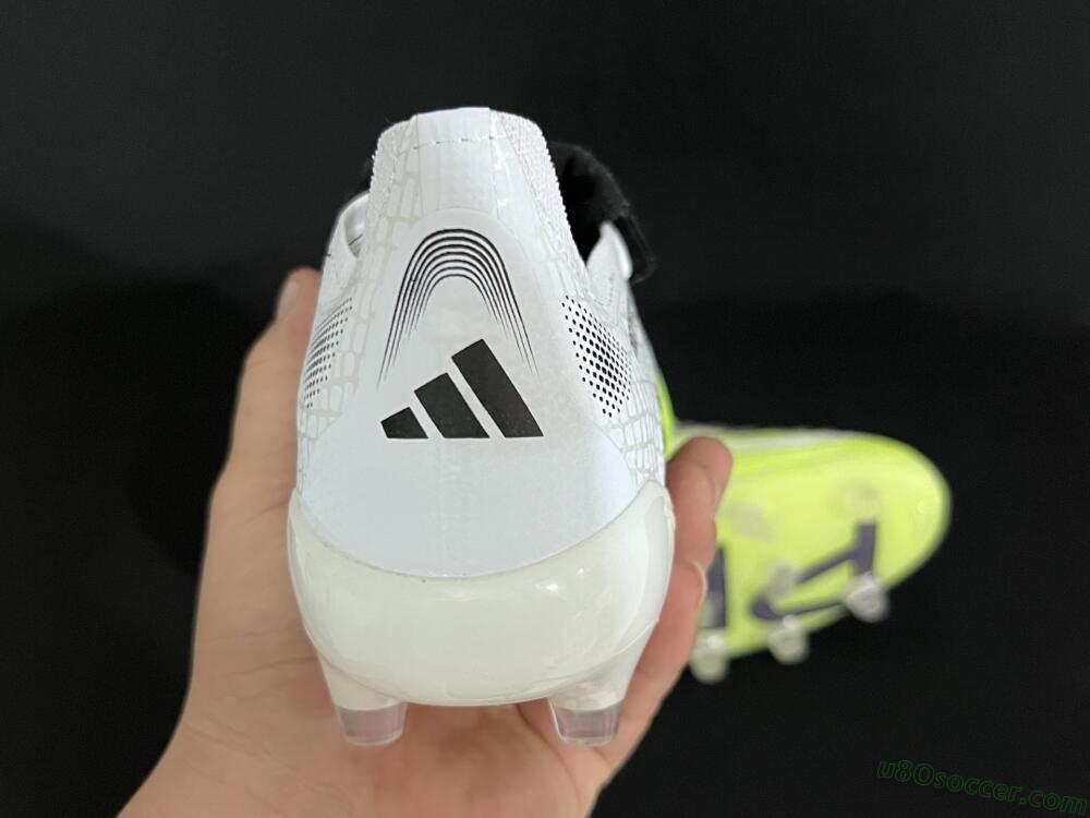 Adidas Predator 25 Elite Foldover Tongue FG Firm Ground Soccer Cleats - White/Black/Yellow