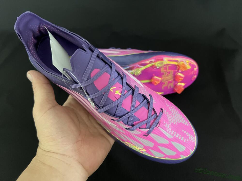Adidas F50 Elite FG Firm Ground Soccer Cleats - Pink/Yellow/Blue