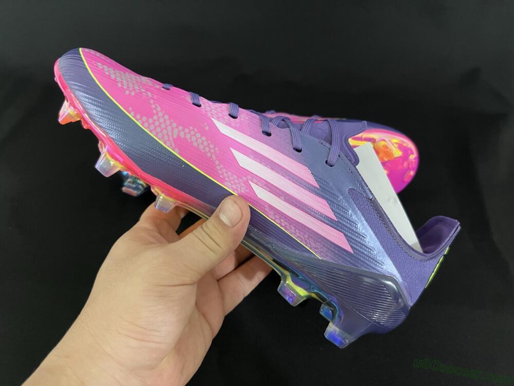 Adidas F50 Elite FG Firm Ground Soccer Cleats - Pink/Yellow/Blue