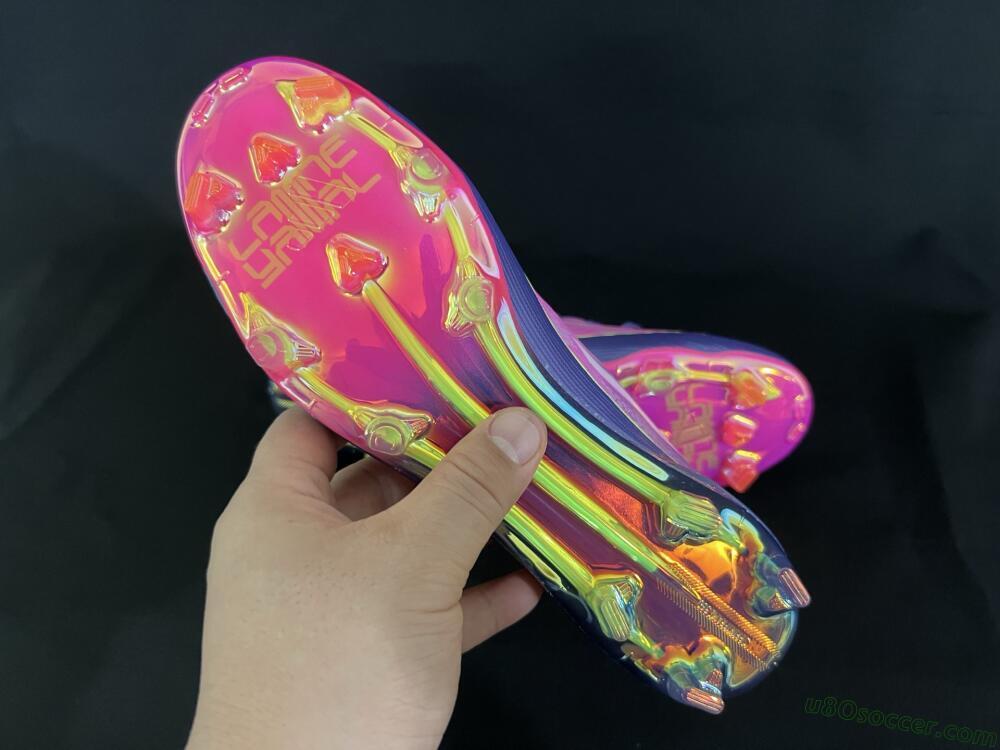 Adidas F50 Elite FG Firm Ground Soccer Cleats - Pink/Yellow/Blue