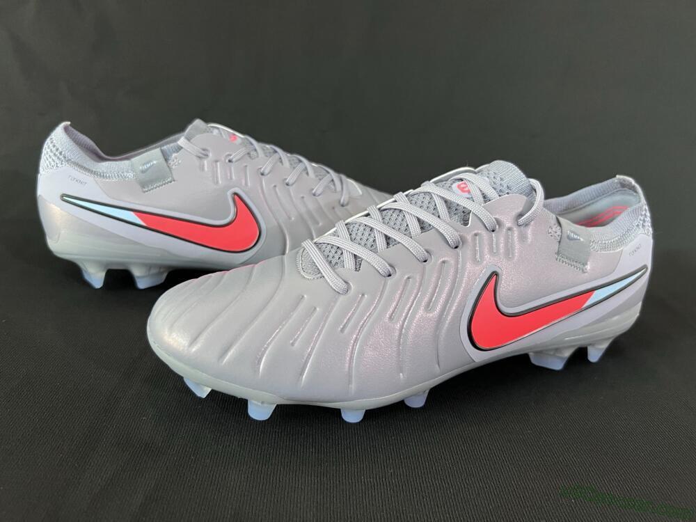 Nike Tiempo Legend 10 Elite FG Firm Ground Soccer Cleats - Blue/Jade/Red
