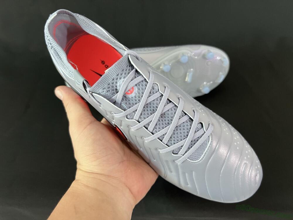 Nike Tiempo Legend 10 Elite FG Firm Ground Soccer Cleats - Blue/Jade/Red