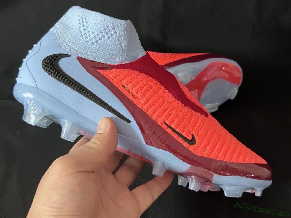 Nike Phantom 6 Elite FG Firm Ground Soccer Cleats - Red/Blue/Black