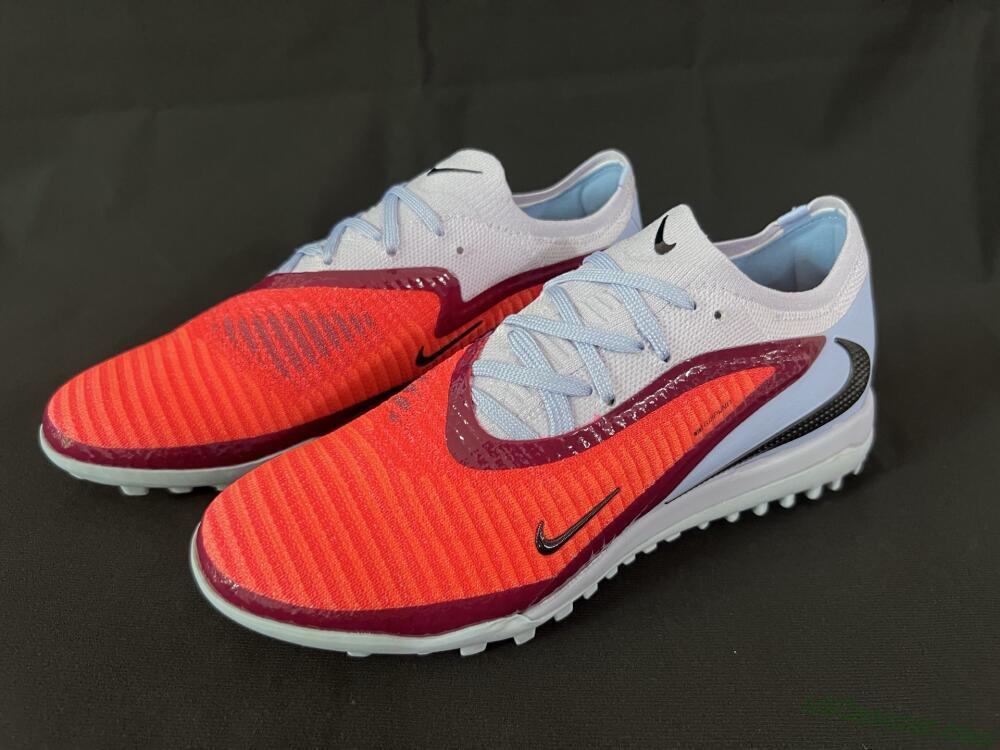 Nike Phantom 6 Elite TF Artificial Turf Soccer Shoes - Red/Jade/Black