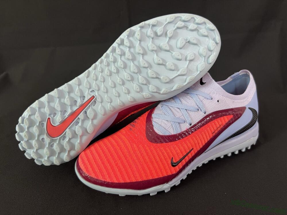 Nike Phantom 6 Elite TF Artificial Turf Soccer Shoes - Red/Jade/Black