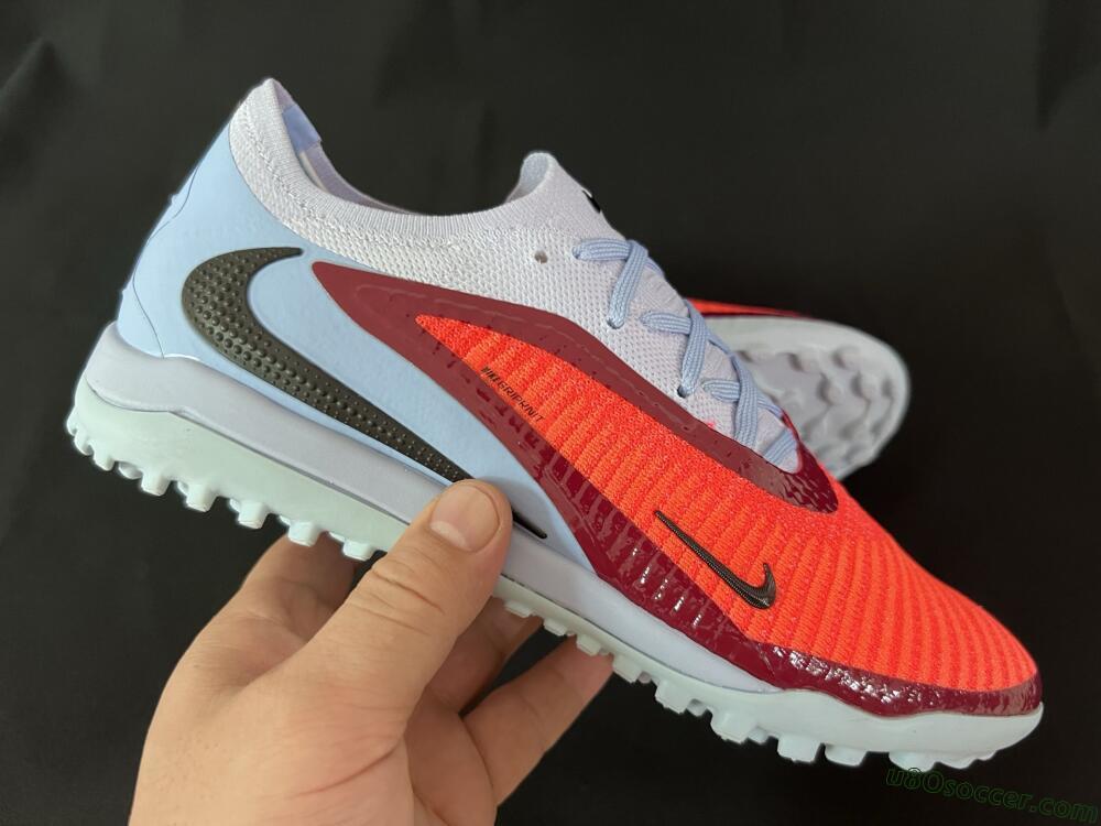 Nike Phantom 6 Elite TF Artificial Turf Soccer Shoes - Red/Jade/Black