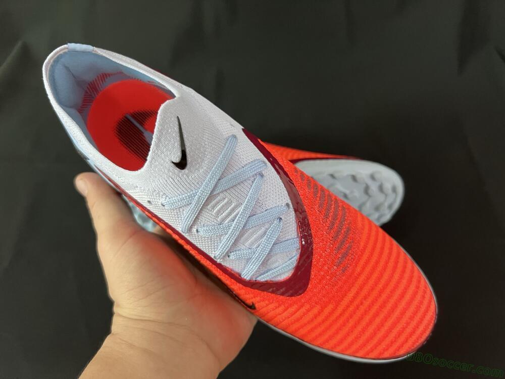 Nike Phantom 6 Elite TF Artificial Turf Soccer Shoes - Red/Jade/Black