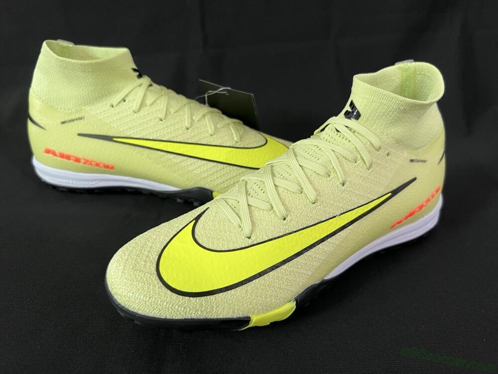 Nike Air Zoom Mercurial Superfly 10 Elite TF Artificial Turf Soccer Shoes - Brown/Yellow/Black