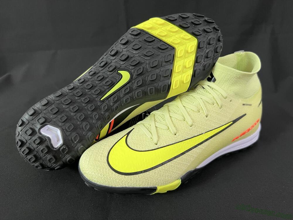 Nike Air Zoom Mercurial Superfly 10 Elite TF Artificial Turf Soccer Shoes - Brown/Yellow/Black