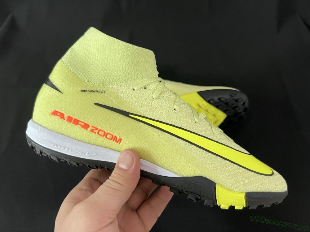 Nike Air Zoom Mercurial Superfly 10 Elite TF Artificial Turf Soccer Shoes - Brown/Yellow/Black