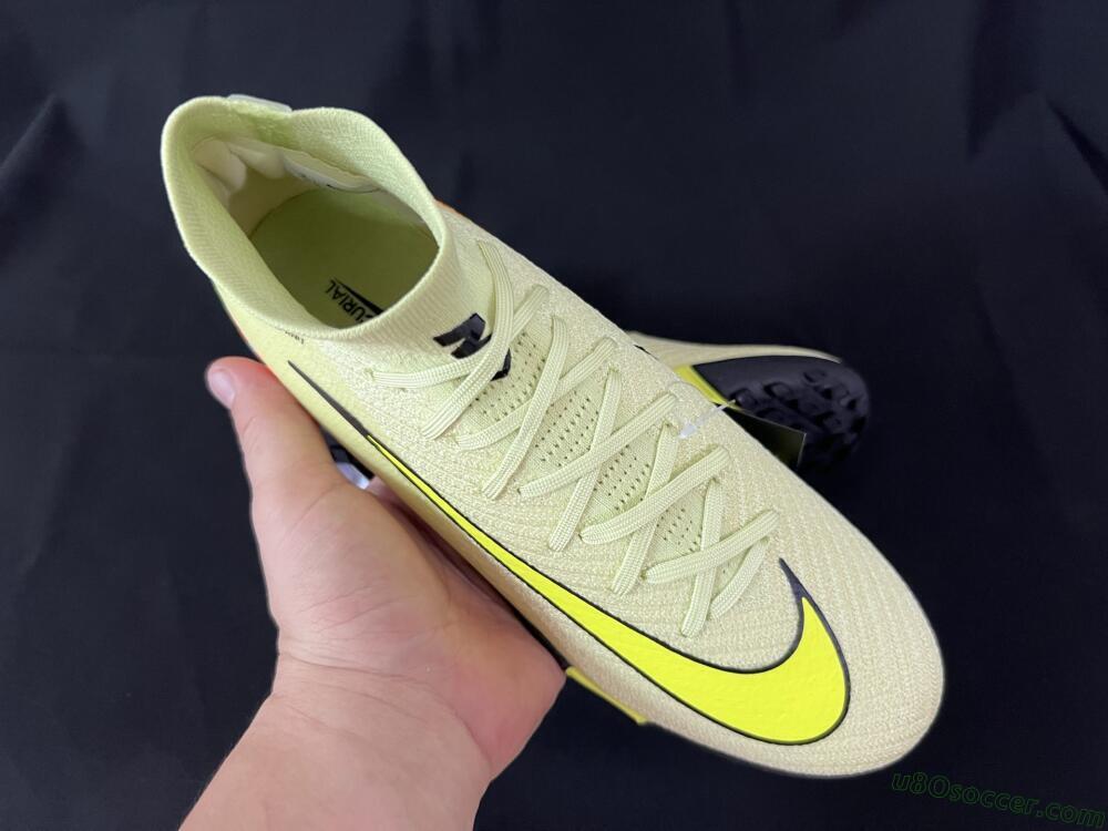 Nike Air Zoom Mercurial Superfly 10 Elite TF Artificial Turf Soccer Shoes - Brown/Yellow/Black
