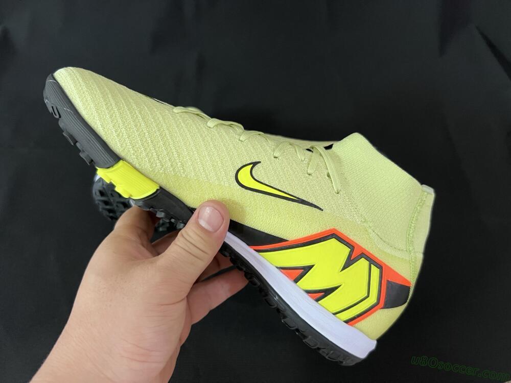 Nike Air Zoom Mercurial Superfly 10 Elite TF Artificial Turf Soccer Shoes - Brown/Yellow/Black