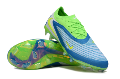 Nike Phantom 6 Low Elite FG Firm Ground Soccer Cleats - Blue/Yellow/White