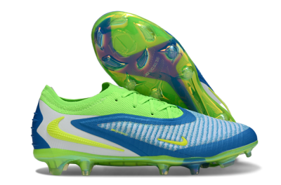 Nike Phantom 6 Low Elite FG Firm Ground Soccer Cleats - Blue/Yellow/White
