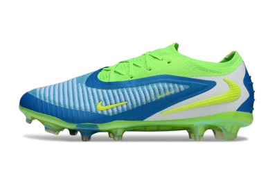 Nike Phantom 6 Low Elite FG Firm Ground Soccer Cleats - Blue/Yellow/White