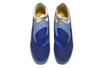 Nike Phantom 6 High Elite AG Artificial Grass Soccer Cleats - Blue/White/Black