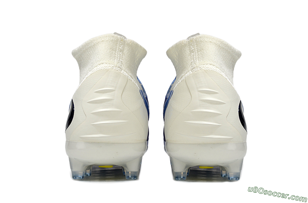Nike Phantom 6 High Elite AG Artificial Grass Soccer Cleats - Blue/White/Black 5