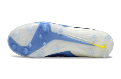 Nike Phantom 6 High Elite AG Artificial Grass Soccer Cleats - Blue/White/Black