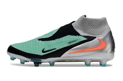 Nike Phantom 6 High Elite AG Artificial Grass Soccer Cleats - Jade/Black/Silver