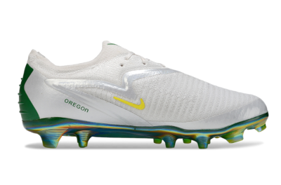 Nike Phantom 6 Low Elite FG Firm Ground Soccer Cleats - White/Silver/Gold