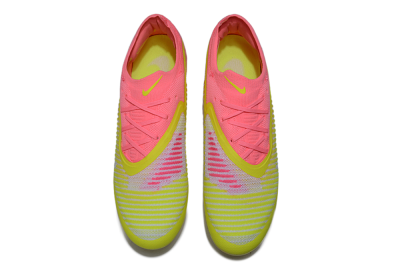 Nike Phantom 6 Low Elite FG Firm Ground Soccer Cleats - Yellow/Pink/White