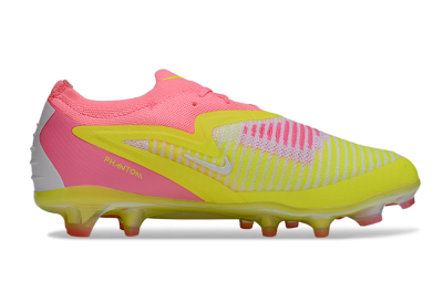 Nike Phantom 6 Low Elite FG Firm Ground Soccer Cleats - Yellow/Pink/White