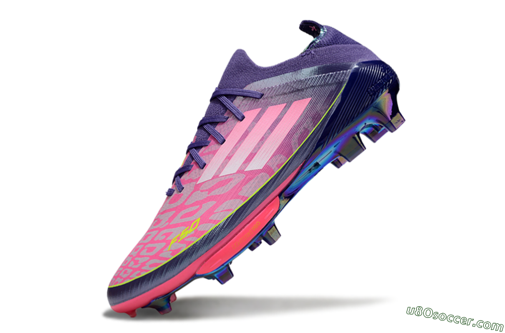 Adidas F50+ Elite Lightstrike Pro FG Firm Ground Soccer Cleats - Pink/Purple/Yellow 5