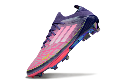 Adidas F50+ Elite Lightstrike Pro FG Firm Ground Soccer Cleats - Pink/Purple/Yellow