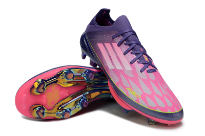 Adidas F50+ Elite Lightstrike Pro FG Firm Ground Soccer Cleats - Pink/Purple/Yellow