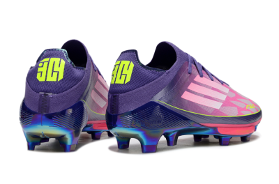 Adidas F50+ Elite Lightstrike Pro FG Firm Ground Soccer Cleats - Pink/Purple/Yellow