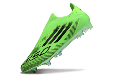 Adidas F50 Elite Laceless FG Firm Ground Soccer Cleats - Green/Black