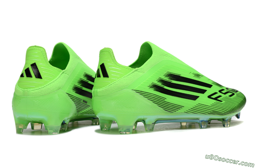 Adidas F50 Elite Laceless FG Firm Ground Soccer Cleats - Green/Black 6