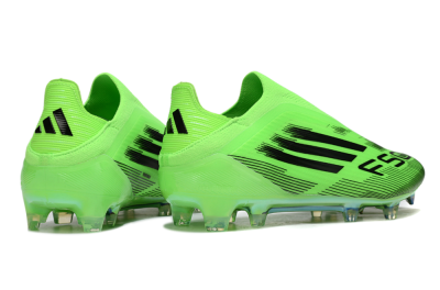 Adidas F50 Elite Laceless FG Firm Ground Soccer Cleats - Green/Black