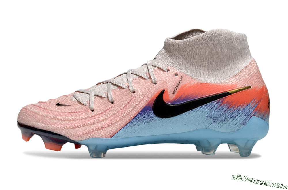 Nike Phantom Luna Elite FG Firm Ground Soccer Cleats - Pink/Red/Blue 2
