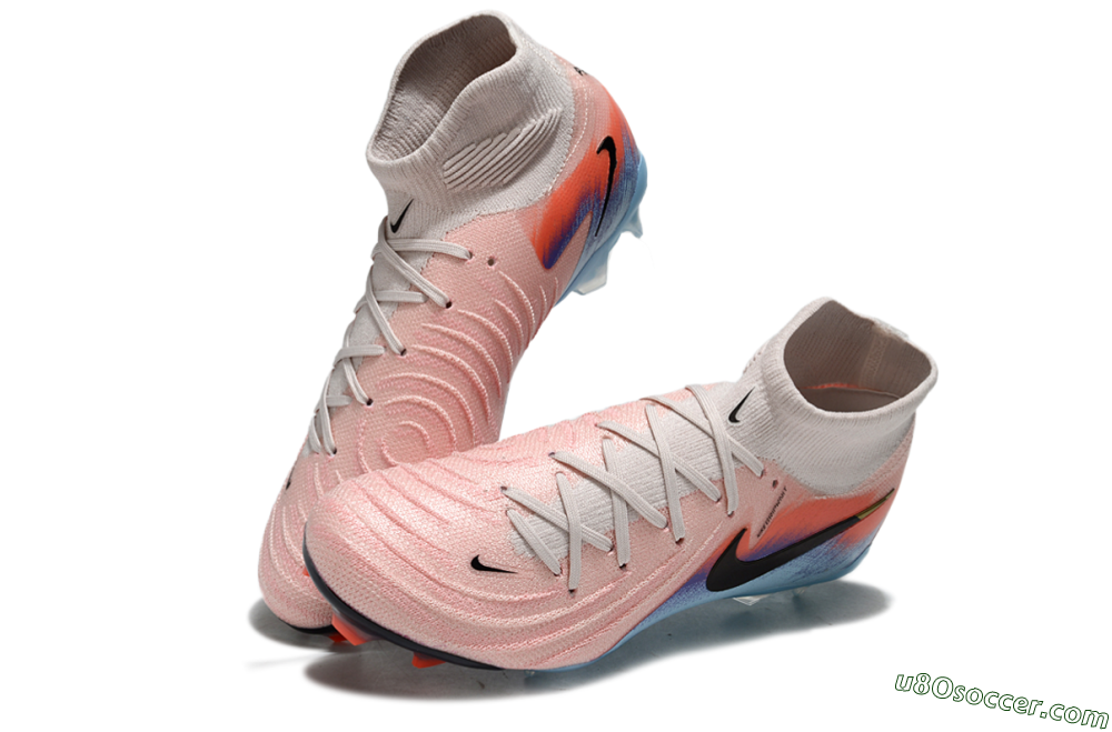 Nike Phantom Luna Elite FG Firm Ground Soccer Cleats - Pink/Red/Blue 3