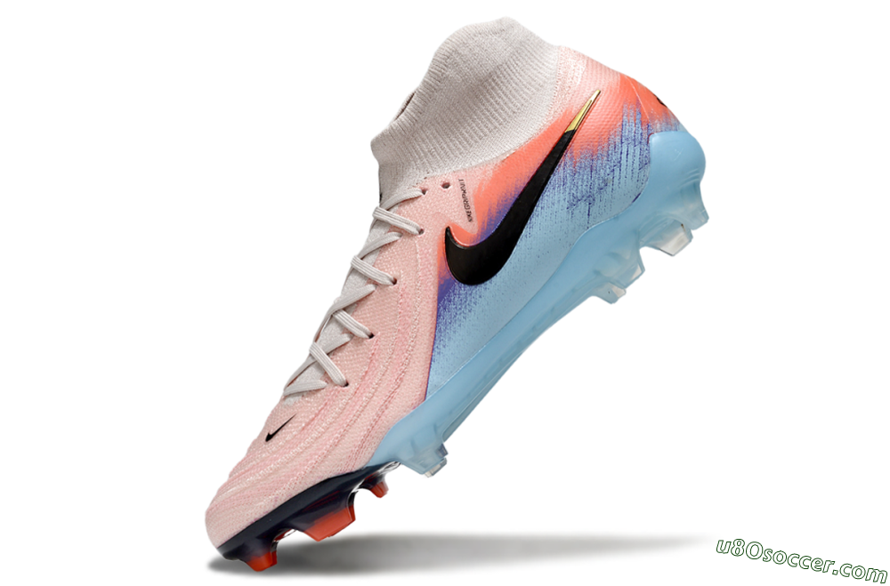 Nike Phantom Luna Elite FG Firm Ground Soccer Cleats - Pink/Red/Blue 5