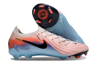 Nike Phantom GX 2 Elite FG Firm Ground Soccer Cleats - Pink/Red/Blue