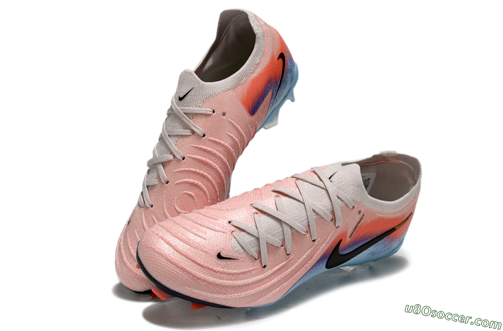 Nike Phantom GX 2 Elite FG Firm Ground Soccer Cleats - Pink/Red/Blue 3