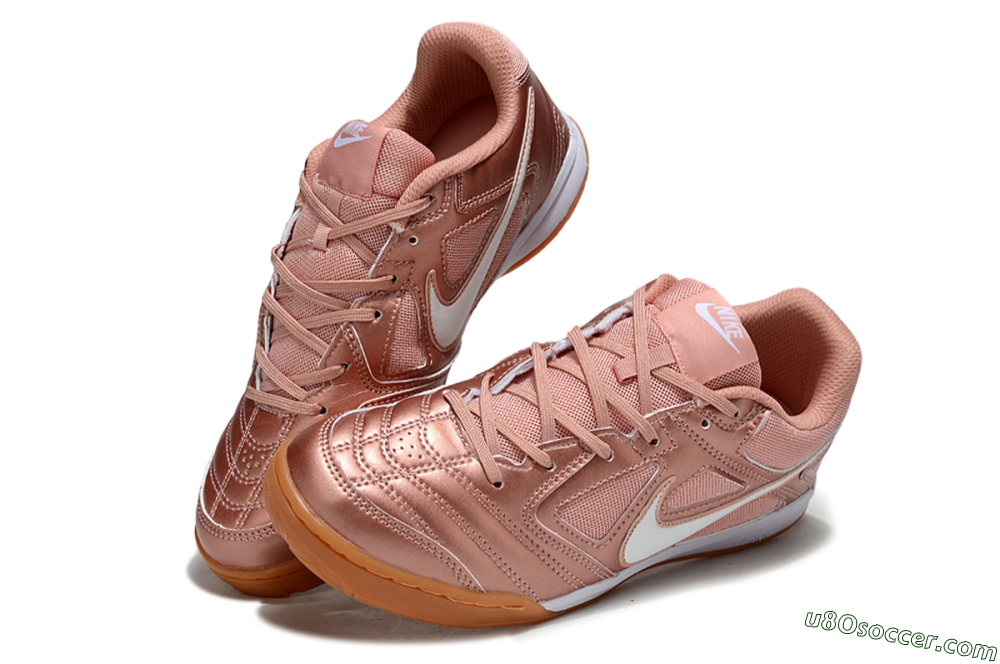 Supreme x Nike SB Gato IC Indoor & Futsal Soccer Shoes - Gold/White/Brown 3