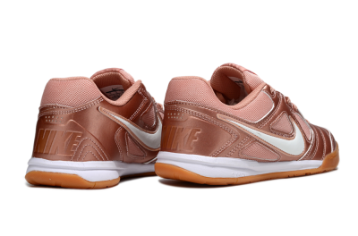 Supreme x Nike SB Gato IC Indoor & Futsal Soccer Shoes - Gold/White/Brown