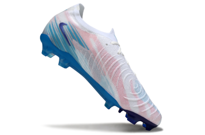 Nike Phantom GX 2 Elite FG Firm Ground Soccer Cleats - White/Pink/Blue