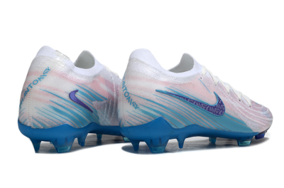 Nike Phantom GX 2 Elite FG Firm Ground Soccer Cleats - White/Pink/Blue