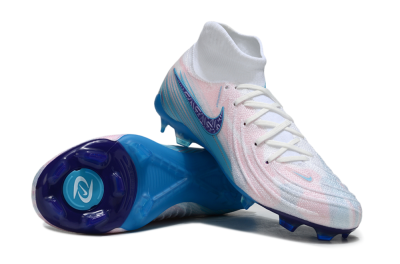 Nike Phantom Luna Elite FG Firm Ground Soccer Cleats - Pink/White/Blue