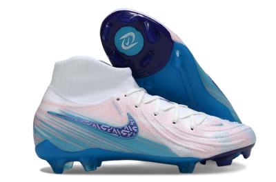 Nike Phantom Luna Elite FG Firm Ground Soccer Cleats - Pink/White/Blue