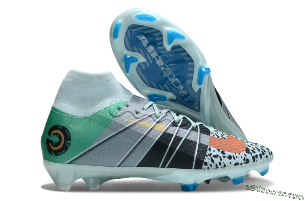 Nike Air Zoom Mercurial Superfly 10 Elite FG Firm Ground Soccer Cleats - Blue/Red/Black 1